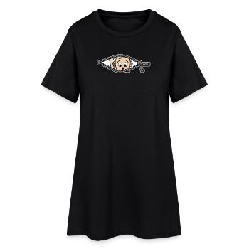 Baby Bump Baby Happiness Pregnant Pregnancy Mom - Robe T-shirt Femme - noir - Devant