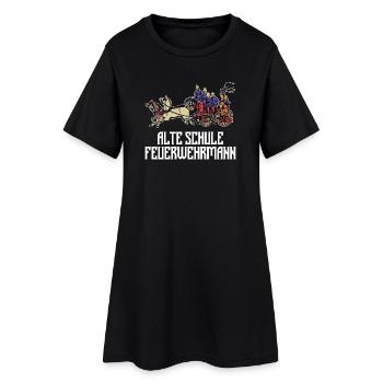 Déclaration des pompiers Pompiers Pompiers professionnels - Robe T-shirt Femme - noir - Devant