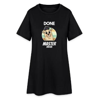 Master 2023 - Frauen T-Shirt-Kleid - Schwarz - Vorne