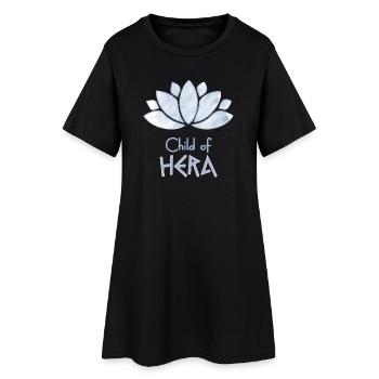 Child of Hera – Percy Jackson inspired design - Women’s T-Shirt Dress - black - Front