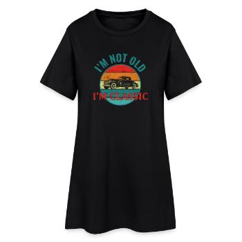 Je ne suis pas vieux je suis classique anniversaire homme classique - Robe T-shirt Femme - noir - Devant