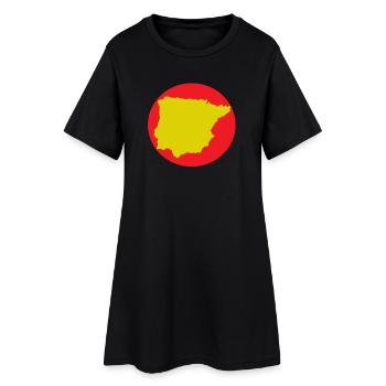Sefarad - Robe T-shirt Femme - noir - Devant