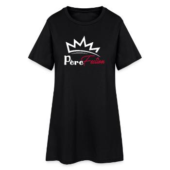 Pére Fect - perfecttion PéreFection papa cadeau - Robe T-shirt Femme - noir - Devant