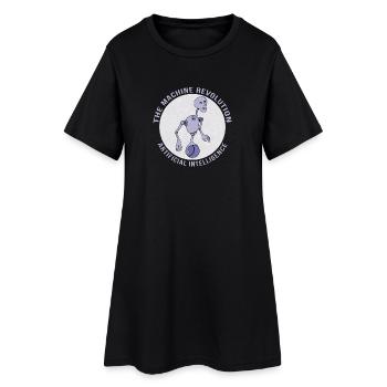 La révolution de la machine Intelligence artificielle - Robe T-shirt Femme - noir - Devant