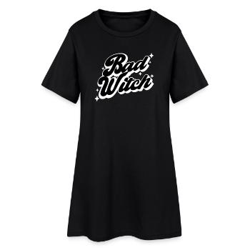 Mauvaise sorcière - Robe T-shirt Femme - noir - Devant