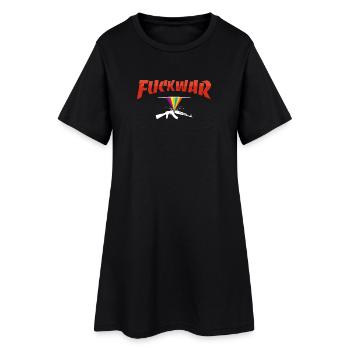 Fuckwar Rainbow Guns - Robe T-shirt Femme - noir - Devant