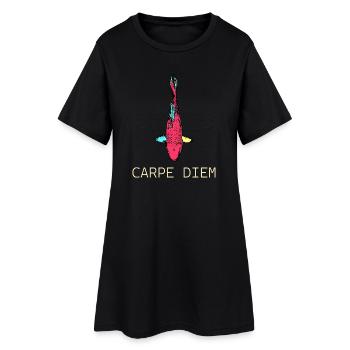 Neon Koi Carpe Diem - Women’s T-Shirt Dress - black - Front