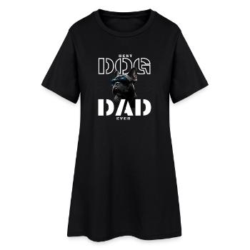 Meilleur Papa Chien - Robe T-shirt Femme - noir - Devant
