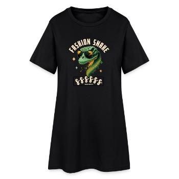 Crocodile Chic Sunglasses - Robe T-shirt Femme - noir - Devant