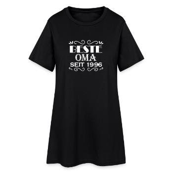 Beste Oma seit 1996 - Geschenk für die beste Oma - Frauen T-Shirt-Kleid - Schwarz - Vorne