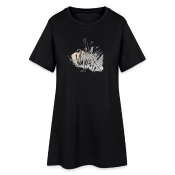 Motif Triangle Yoga pour les amis de yoga - Robe T-shirt Femme - noir - Devant