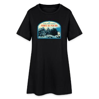 Regional Park of Armorica, the Pointe de Pen Hir - Women’s T-Shirt Dress - black - Front