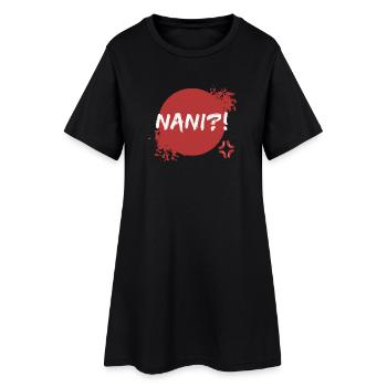 Anime Manga Citation Geek de la culture pop japonaise - Robe T-shirt Femme - noir - Devant