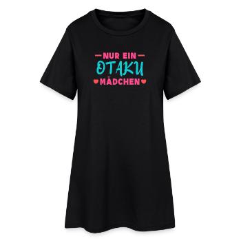 Anime Statement Otaku Herz Japan Popkultur Manga - Frauen T-Shirt-Kleid - Schwarz - Vorne