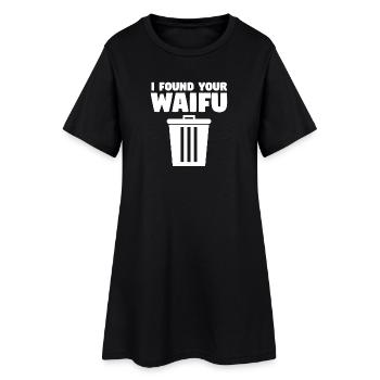 Kanji ANime Manga Statement Nerdy Japanese Geek - Women’s T-Shirt Dress - black - Front