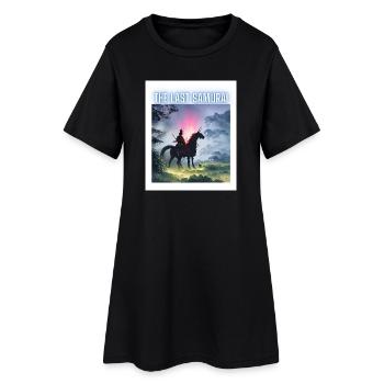 Le Dernier Samouraï Le Dernier Samouraï à cheval - Robe T-shirt Femme - noir - Devant