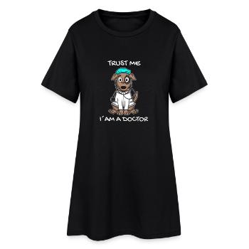 Animal Veterinarian Veterinary Medicine Gift - Women’s T-Shirt Dress - black - Front