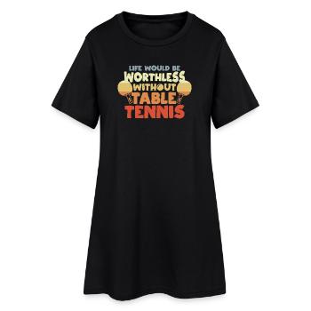 Ping Pong Motivation - Robe T-shirt Femme - noir - Devant