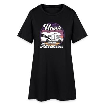 CAMPING-CAR MOBILE DESIGN EXTÉRIEUR - Robe T-shirt Femme - noir - Devant