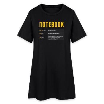 Remembering video games - Women’s T-Shirt Dress - black - Front