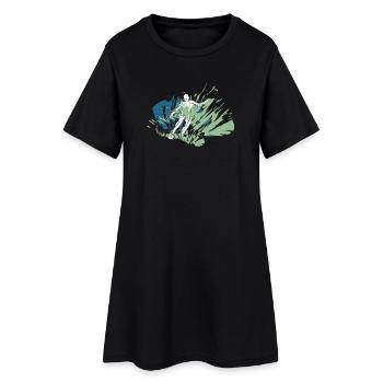 Football Cool design for real football players - Women’s T-Shirt Dress - black - Front