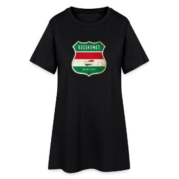 Design du drapeau de la Hongrie à Kecskemét - Robe T-shirt Femme - noir - Devant
