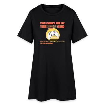 Gamer vs Work: Console Clash - Women’s T-Shirt Dress - black - Front
