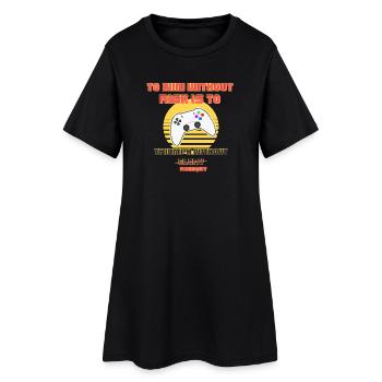 Victory Without Glory Gamer Quote - Women’s T-Shirt Dress - black - Front