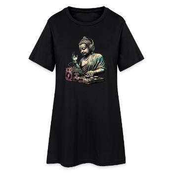 DJ Buddha - Women’s T-Shirt Dress - black - Front
