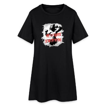 Fighter, Woman in Mortal Arts - Women’s T-Shirt Dress - black - Front