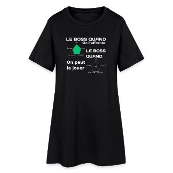 Le niveau d'un chef - Women’s T-Shirt Dress - black - Front