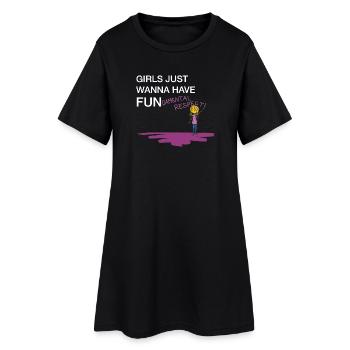 International Women's Day - Woman Power, Girlpower - Women’s T-Shirt Dress - black - Front
