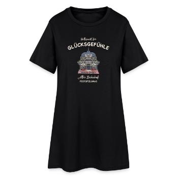 Baden-Baden, Festspielhaus Alter Bahnhof - Robe T-shirt Femme - noir - Devant
