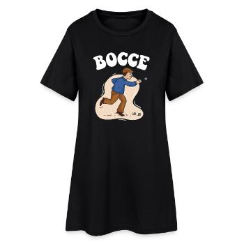 Pétanque Dicton Pétanque avec Jack Bocci Jeu de Pétanque - Robe T-shirt Femme - noir - Devant