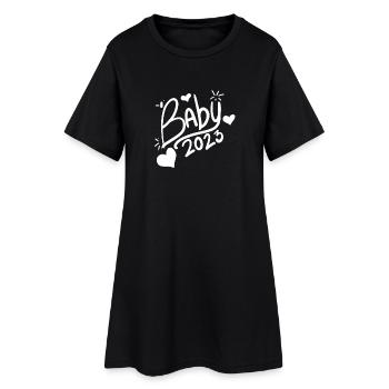 Bébé 2023 - Naissance enceinte - Robe T-shirt Femme - noir - Devant