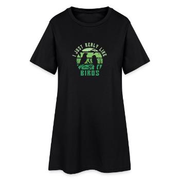 Vogel Design - Robe T-shirt Femme - noir - Devant