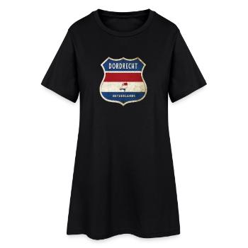 Design des armoiries de Dordrecht, Pays-Bas - Robe T-shirt Femme - noir - Devant