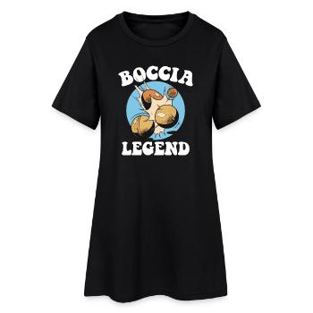 Bocciaspieler Boccia Kugel und Zubehör Boccia - Frauen T-Shirt-Kleid - Schwarz - Vorne