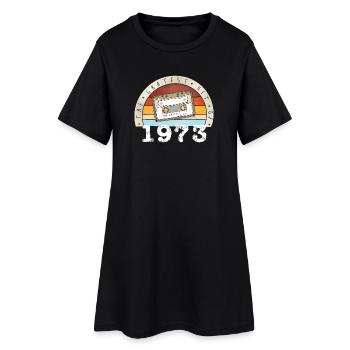 Gratest Hit of 1973 - 50. Geburtstag retro vintage - Frauen T-Shirt-Kleid - Schwarz - Vorne