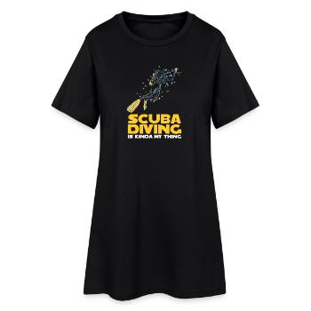 Design de Scuba Diver Instructeur - Robe T-shirt Femme - noir - Devant