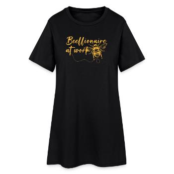Beellionaire at Work - Women’s T-Shirt Dress - black - Front