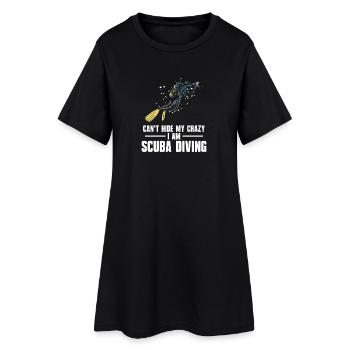 Scuba Diving Design de sports aquatiques - Robe T-shirt Femme - noir - Devant