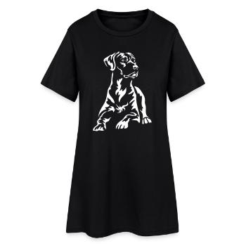 Rhodesian Ridgeback "Black Edition" - Women’s T-Shirt Dress - black - Front