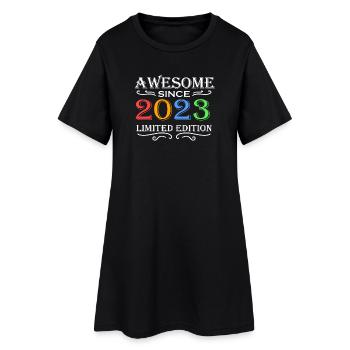 2023 - Millésime 2023 - Fantastique depuis 2023 - Robe T-shirt Femme - noir - Devant