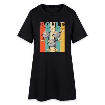 Boules de boule pour Bouler Boccia Jeu Botcha Boule - Robe T-shirt Femme - noir - Devant