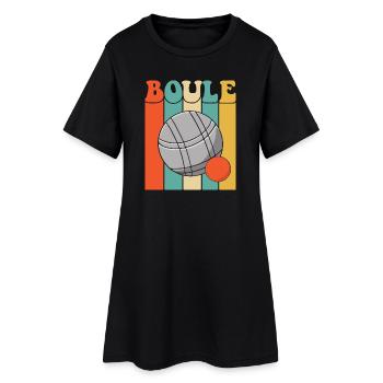 Boules de boule pour Bouler Boccia Jeu Botcha Boule - Robe T-shirt Femme - noir - Devant