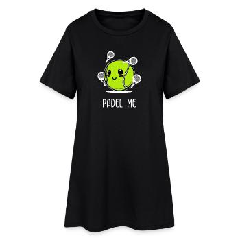 Balls Statement Player Padel Raquette de tennis - Robe T-shirt Femme - noir - Devant