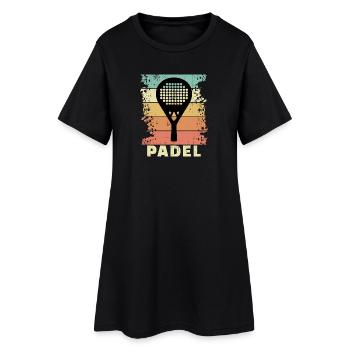 Tennis Sport Padel Dire Raquette de jeu de Padel - Robe T-shirt Femme - noir - Devant