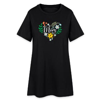 Beste Mutter aller Zeiten - Frauen T-Shirt-Kleid - Schwarz - Vorne