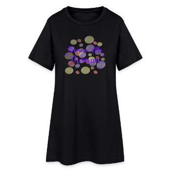 MAMAN. FÊTE DES MÈRES. BONNE FÊTE MAMAN. JE T'AIME - Robe T-shirt Femme - noir - Devant